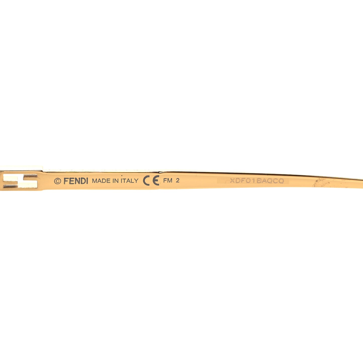 Metal Aviator Sunglasses FF 0437/S Gold