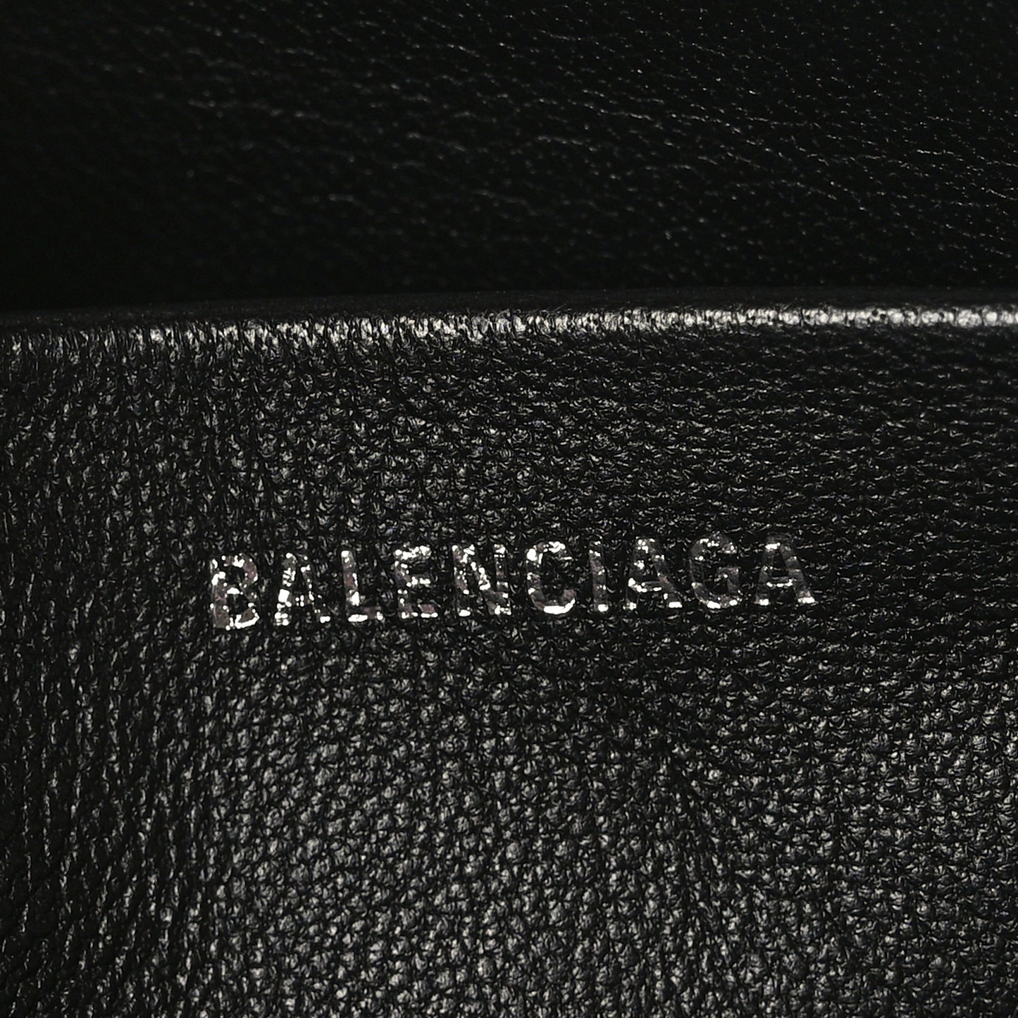 Calfskin Logo Large Zip Pouch Acid Pink