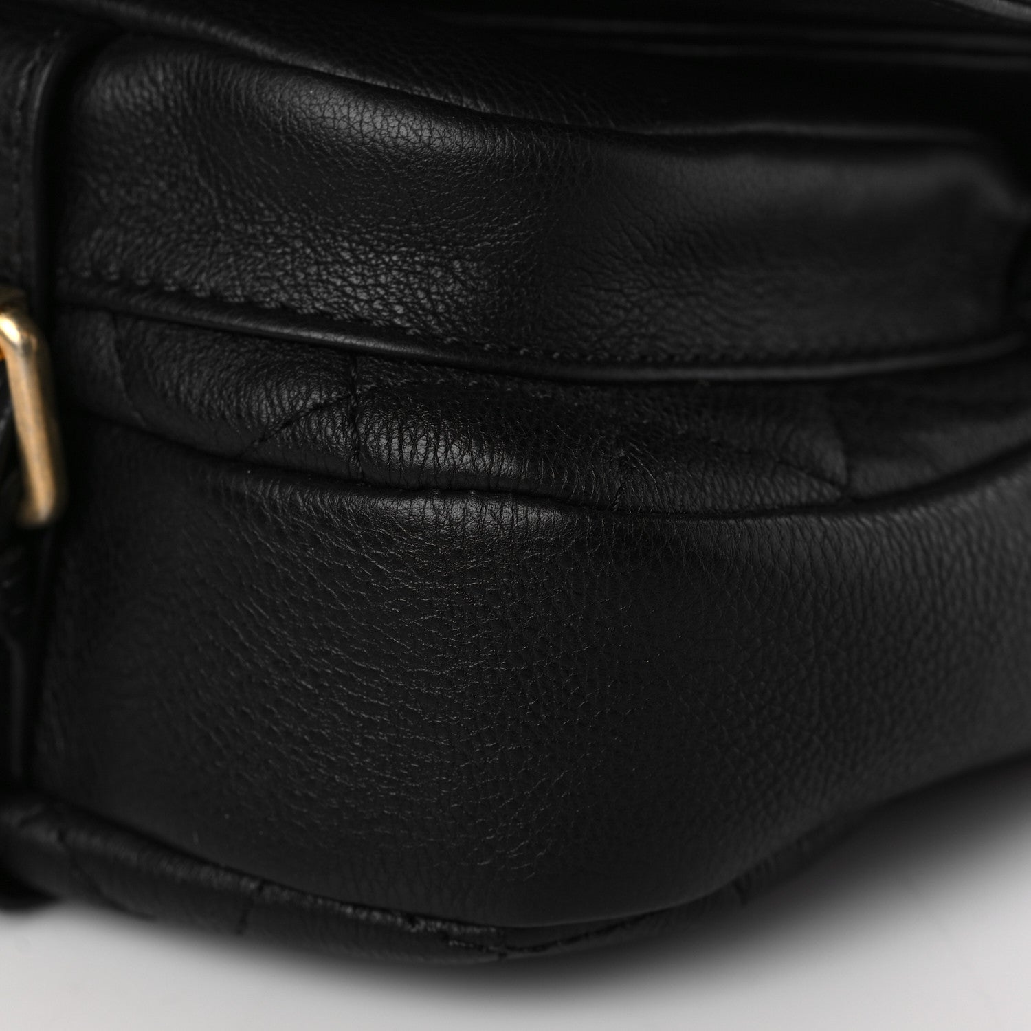 Chanel Grained Calfskin Quilted Small Messenger Flap Black 9 of 9