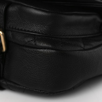 Chanel Grained Calfskin Quilted Small Messenger Flap Black 9 of 9