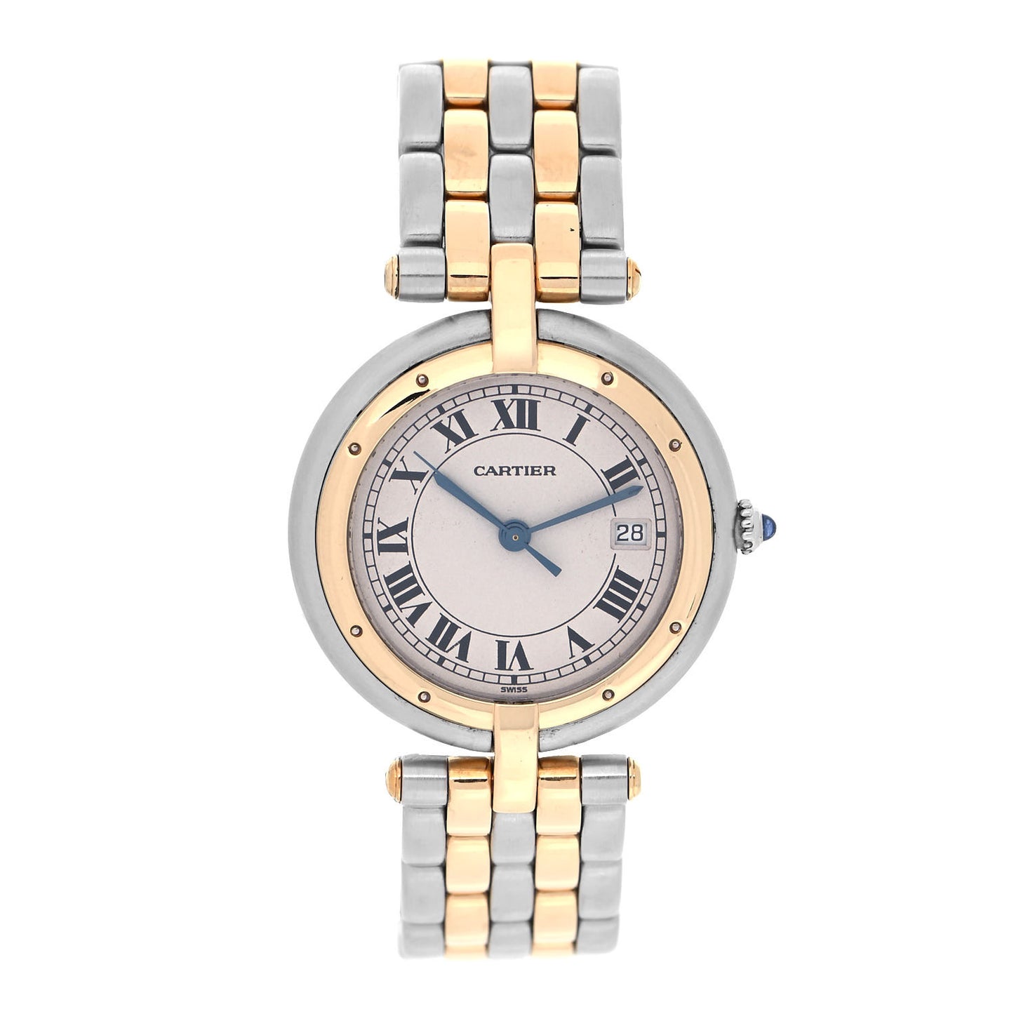 Stainless Steel 18K Yellow Gold 24mm Panthere Vendome Quartz Watch