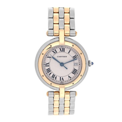 Cartier Stainless Steel 18K Yellow Gold 24mm Panthere Vendome Quartz Watch 1 of 4