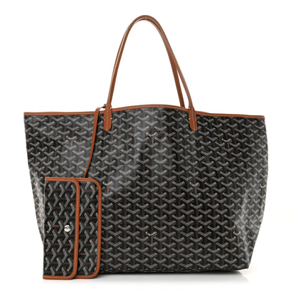 Goyard Goyardine Saint Louis GM Black Gold 1 of 14