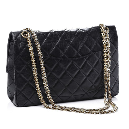 Chanel Aged Calfskin Quilted 2.55 Reissue 226 Flap Black 2 of 11