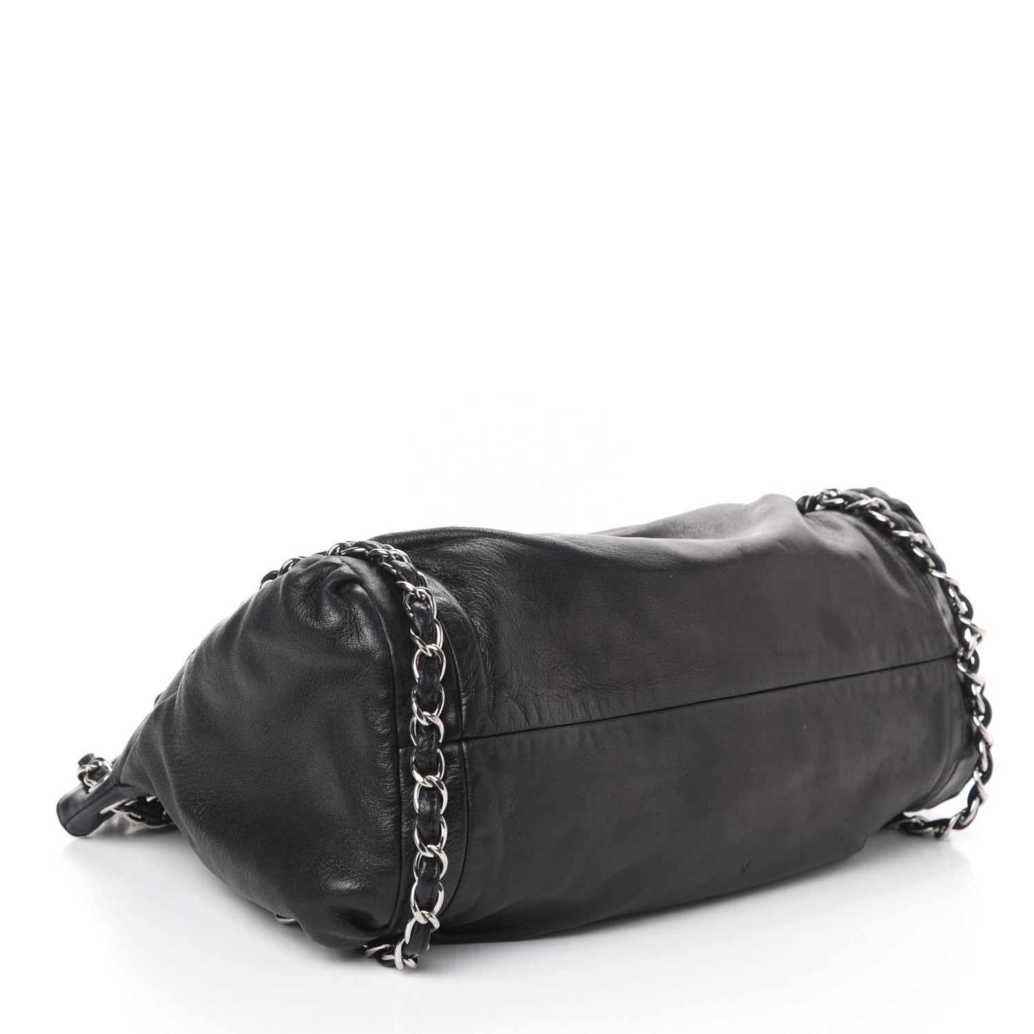 Chanel Lambskin Large Sharpei Shoulder Bag Black 4 of 10