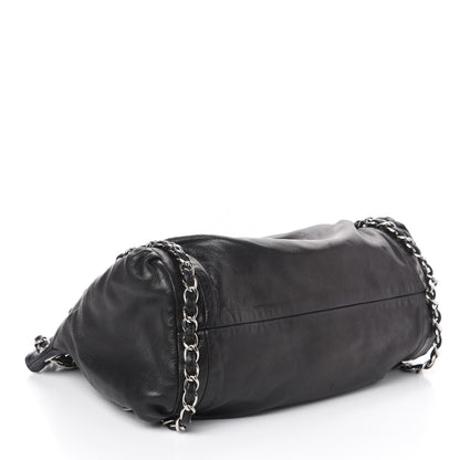 Chanel Lambskin Large Sharpei Shoulder Bag Black 4 of 10