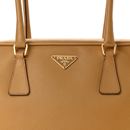 Prada Saffiano Lux Bowler Caramel 17 of 17