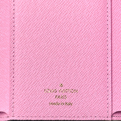 Louis Vuitton Monogram 2021 Christmas Animation Japanese Garden Victorine Wallet Wisteria Pink 5 of 9