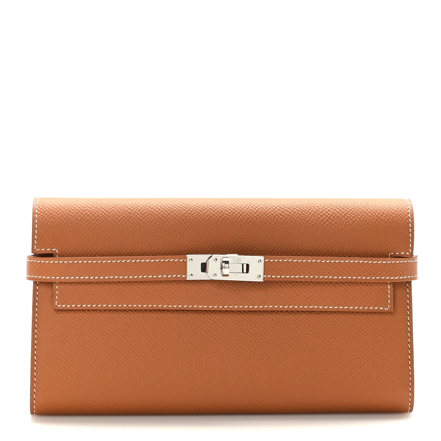 Hermes Epsom Kelly Longue Wallet Gold 1 of 10