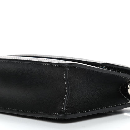 Burberry E-Canvas Giant Check Oscar Crossbody Dark Birch 9 of 9