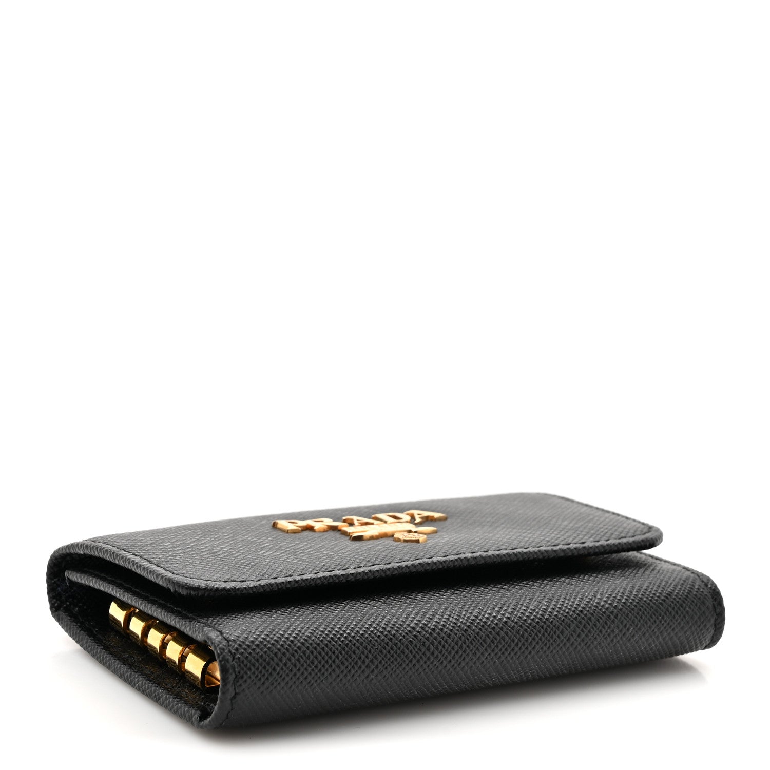 Prada Saffiano 4 Key Holder Black 4 of 8
