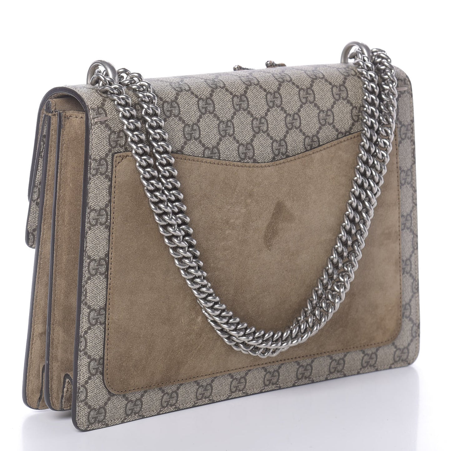 GG Supreme Monogram Shooting Star Embroidered Medium Dionysus Shoulder Bag Beige