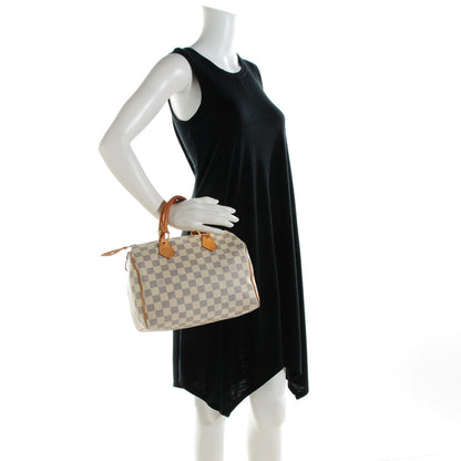 Louis Vuitton Damier Azur Speedy 25 2 of 9