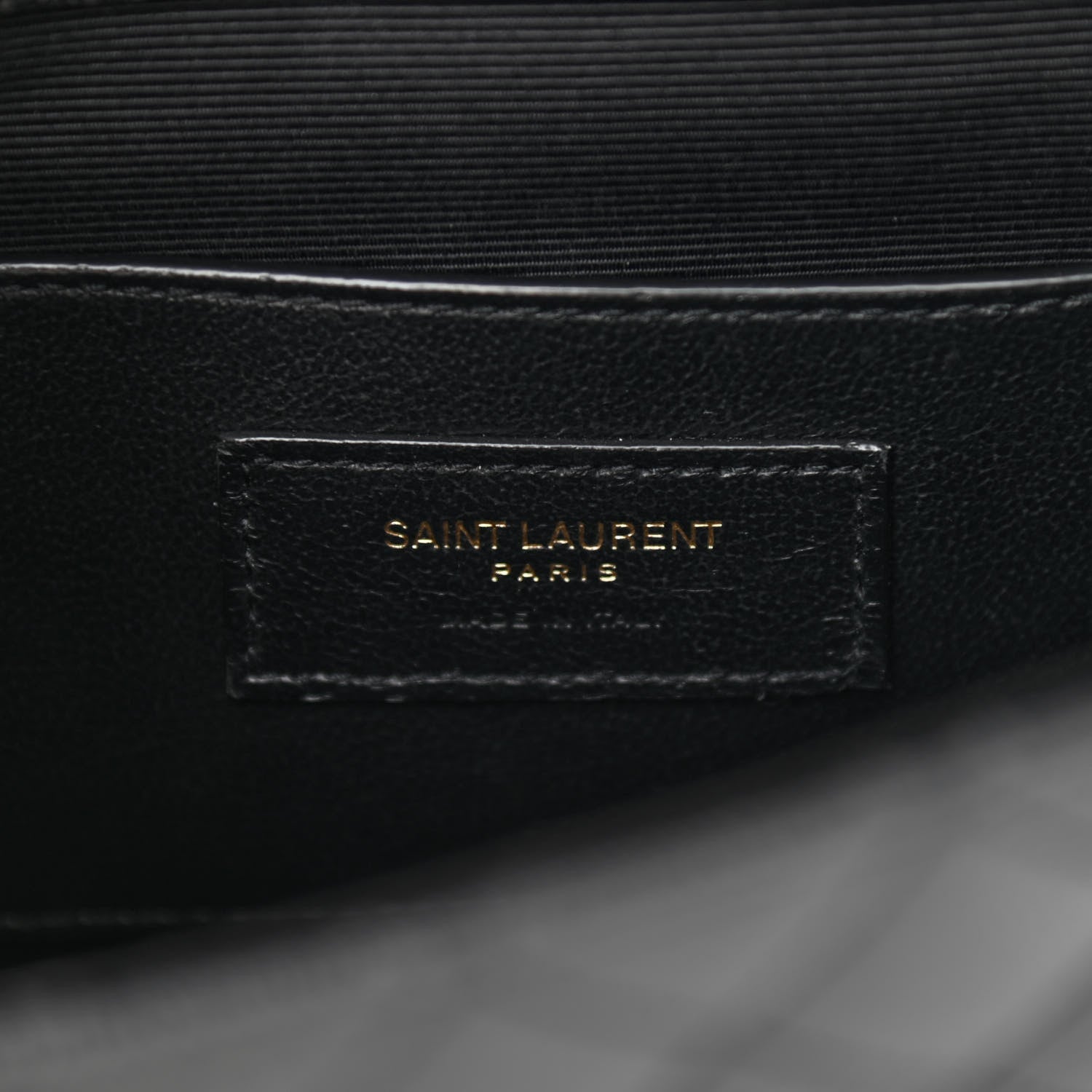 Saint Laurent Grain De Poudre Textured Mixed Matelasse Triquilt Small Monogram Satchel Black 6 of 10