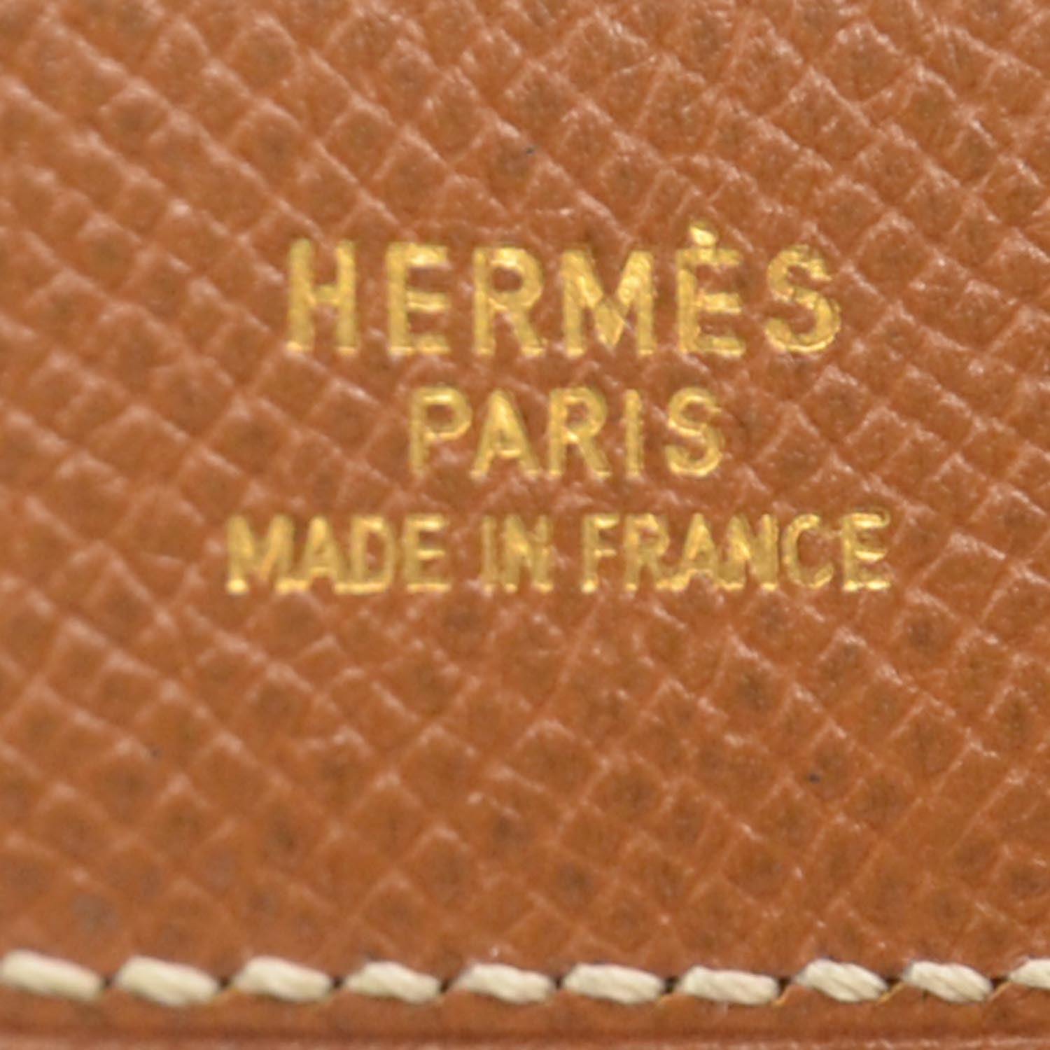 Hermes Leather Reversible H Belt 80 Black Gold 4 of 6