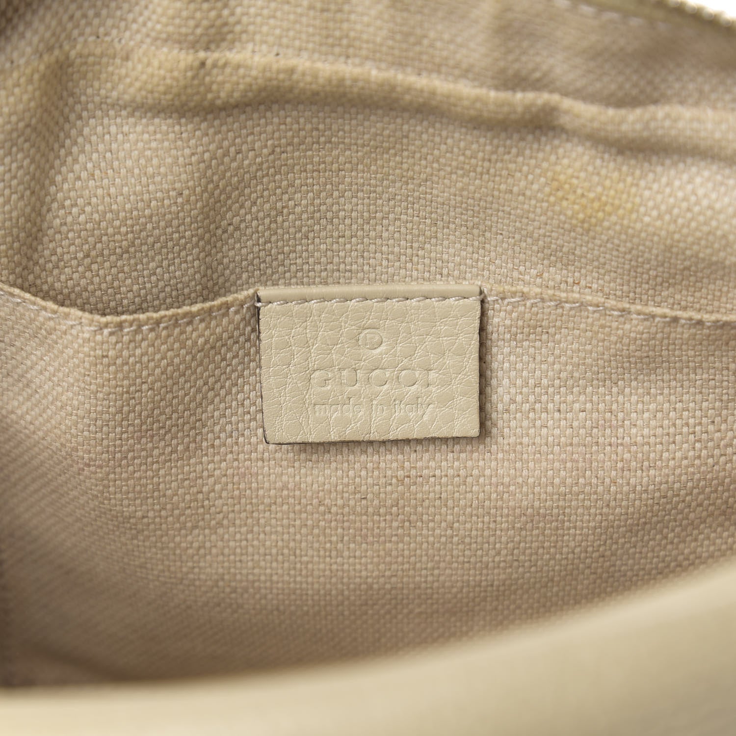 Gucci Pebbled Calfskin Small Soho Disco Bag Off White 6 of 10