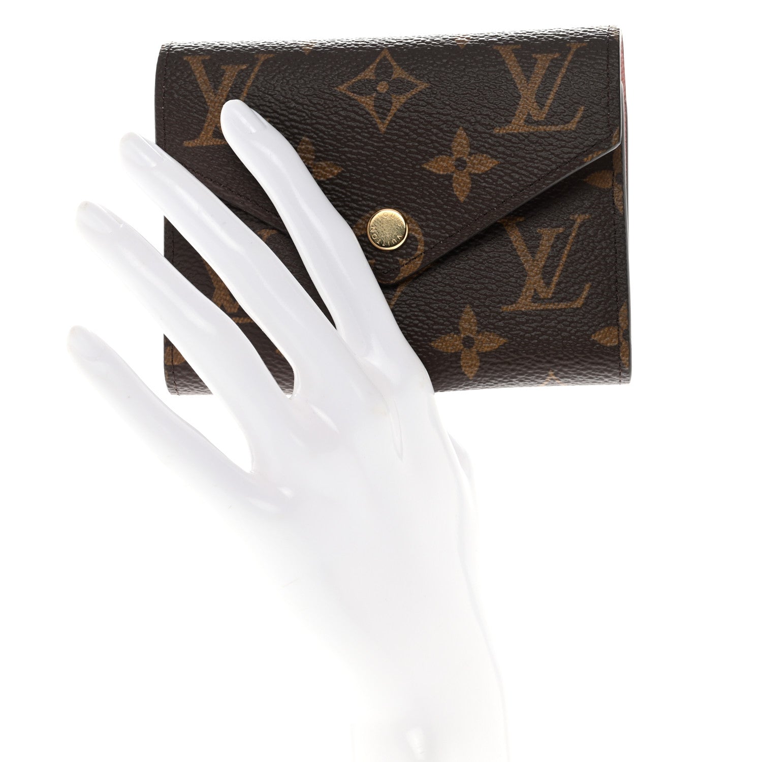 Louis Vuitton Monogram Victorine Wallet Rose Ballerine 2 of 7