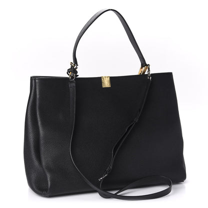 Balenciaga Calfskin Le Dix Soft Cabas M Shoulder Bag Black 3 of 11