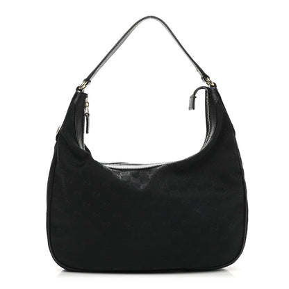 Gucci Monogram Medium Charmy Hobo Black 1 of 15