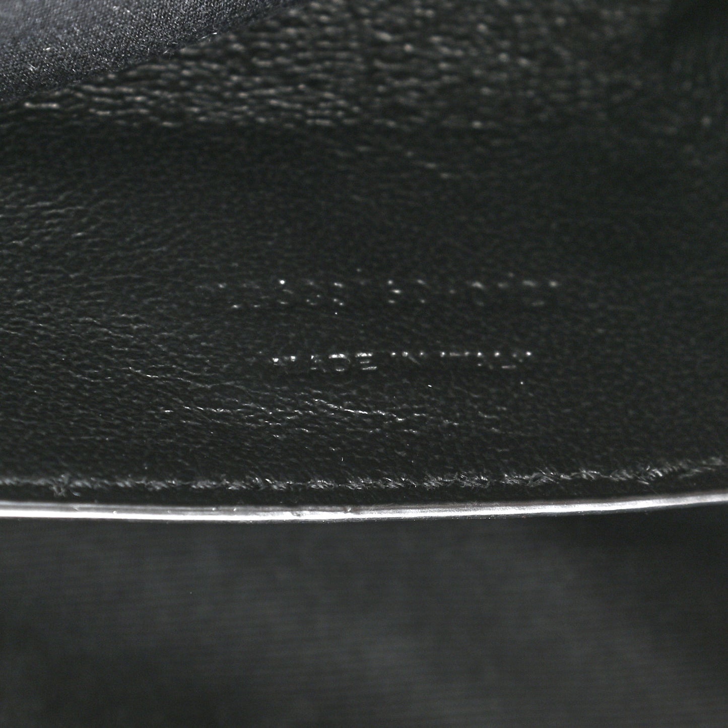 Crinkled Lambskin Matelasse Monogram Baby Niki Chain Satchel Black