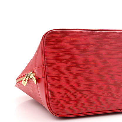Louis Vuitton Epi Alma PM Castillan Red 9 of 13