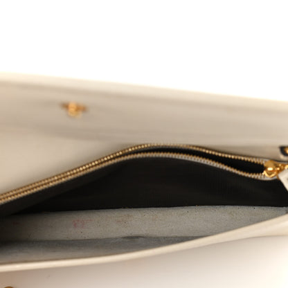 Gucci GG Supreme Monogram Azalea Calfskin Horsebit 1955 Wallet On Chain Beige Ebony Mystic White 5 of 11