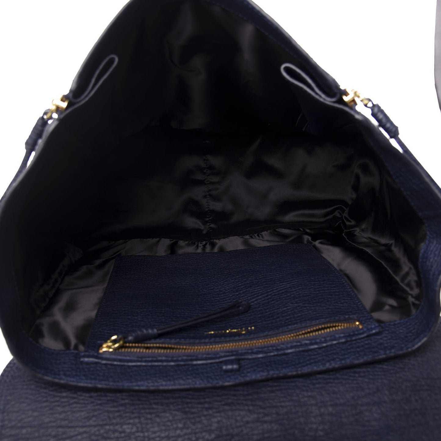 3.1 Textured Calfskin Large Pashli Satchel Ink