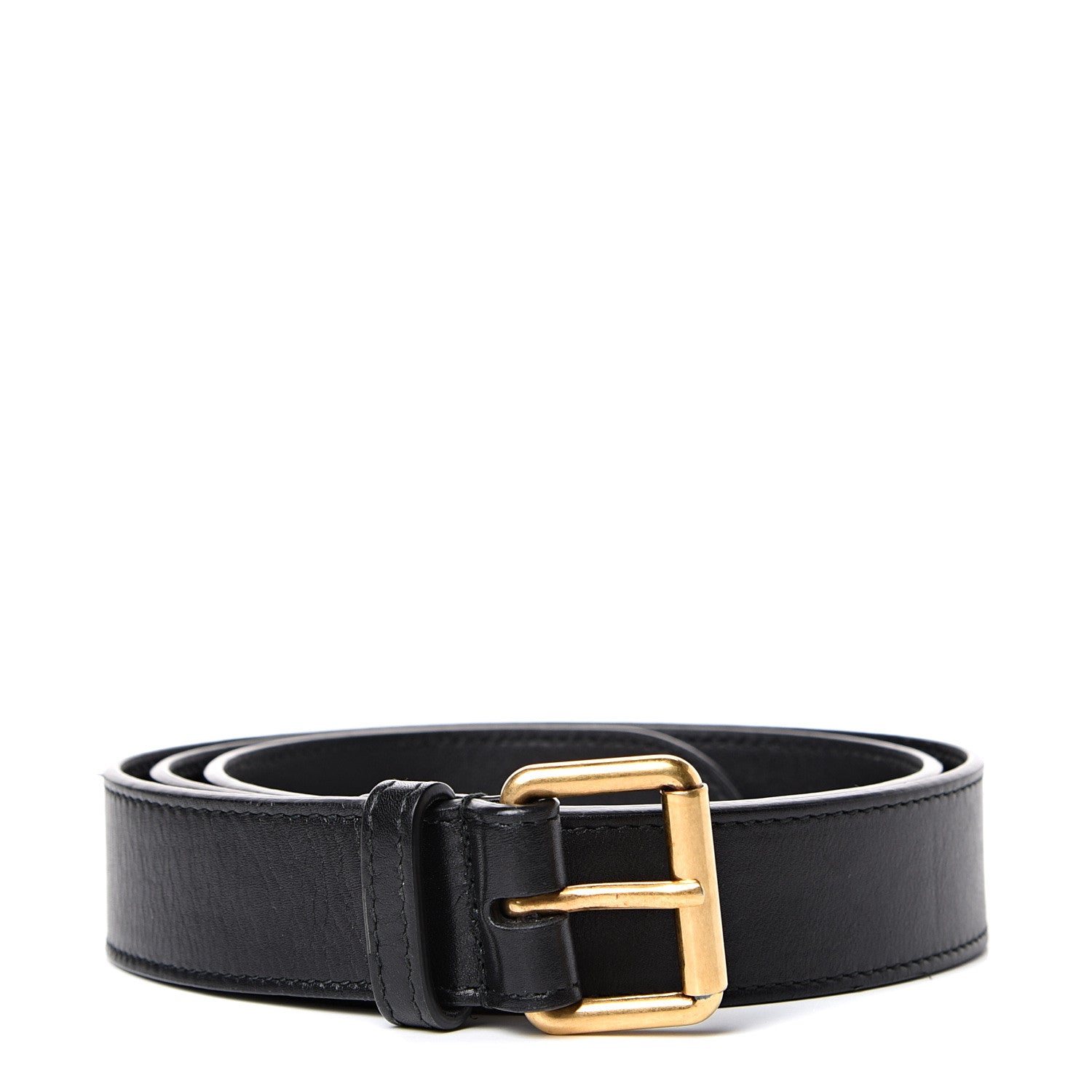 Gucci Calfskin Belt 85 34 Black 1 of 5