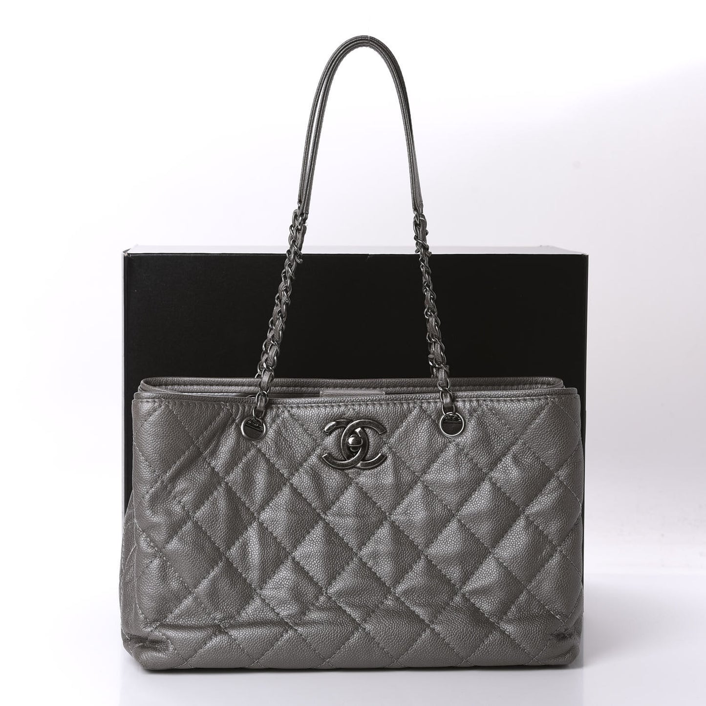 Caviar Medium Be Caviar Tote Silver