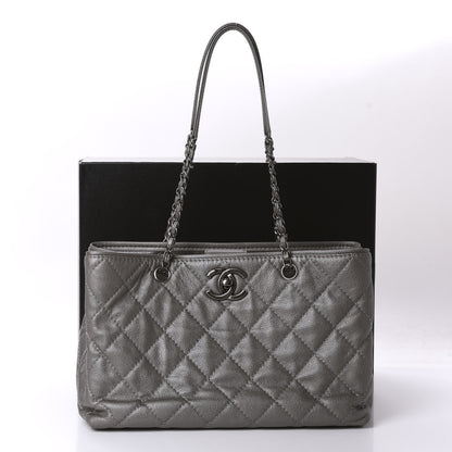 Chanel Caviar Medium Be Caviar Tote Silver 12 of 12