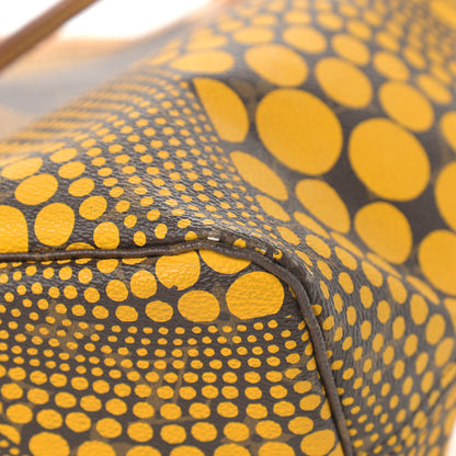 Louis Vuitton Monogram Kusama Waves Neverfull MM Yellow 16 of 18