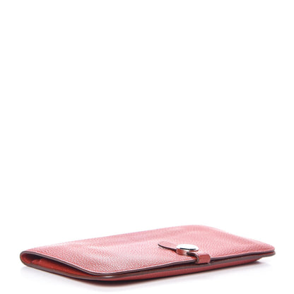 Hermes Togo Dogon Duo Wallet Vermillion 5 of 10