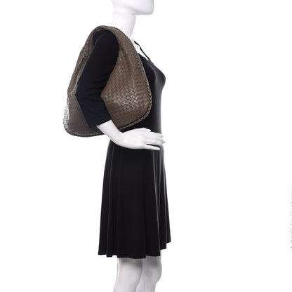 Bottega Veneta Nappa Intrecciato Medium Veneta Hobo Grey 2 of 11