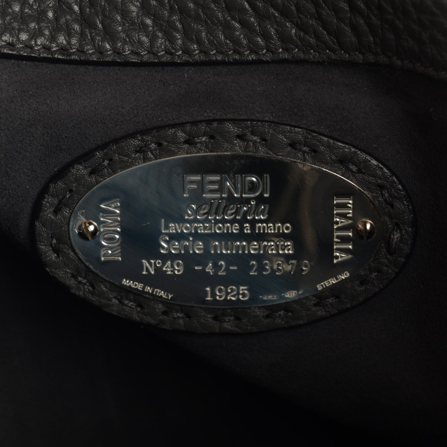 Cuoio Romano Selleria Large Anna Bucket Bag Asfalto
