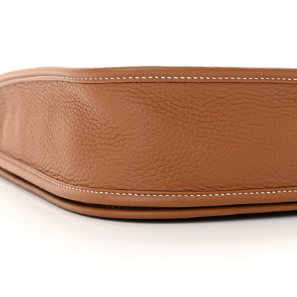 Hermes Taurillon Clemence Evelyne III PM Gold 9 of 11