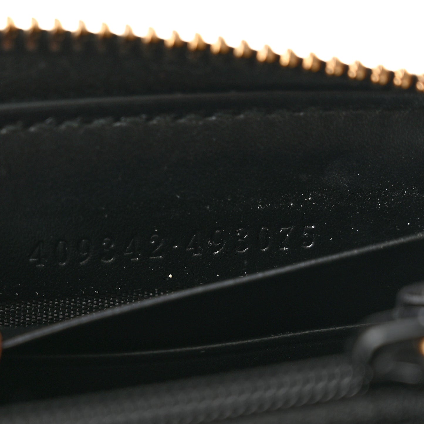 Guccissima Icon Zip Around Wallet Black