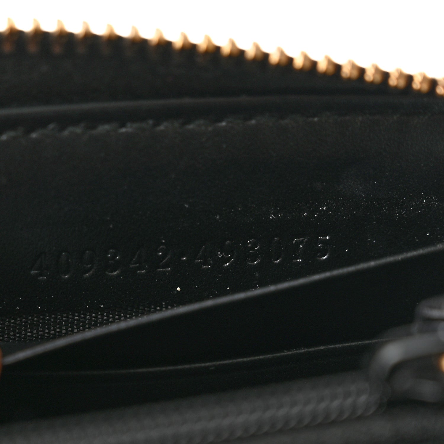 Gucci Guccissima Icon Zip Around Wallet Black 7 of 9