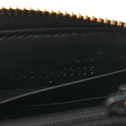 Gucci Guccissima Icon Zip Around Wallet Black 7 of 9