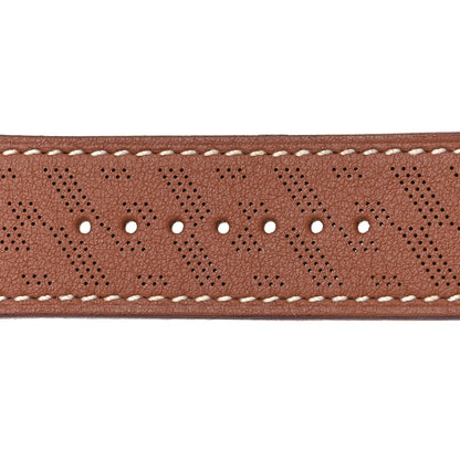 Hermes Swift 42mm H Diagonal Apple Watch Single Tour Band Gold 3 of 11
