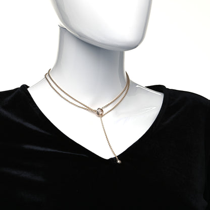 Cartier 18K Pink Yellow White Gold Baby Trinity Pampilles Necklace 10 of 10