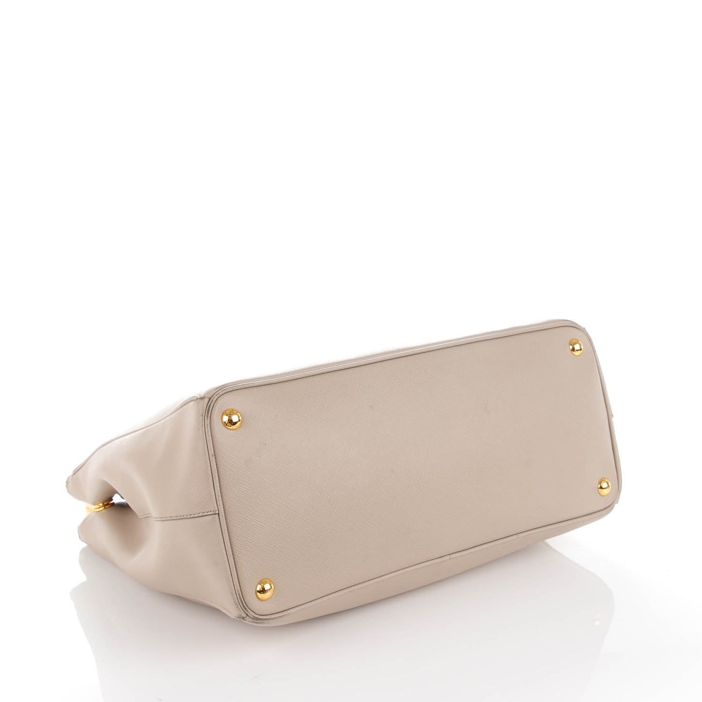 Saffiano Medium Galleria Double Zip Tote Pomice