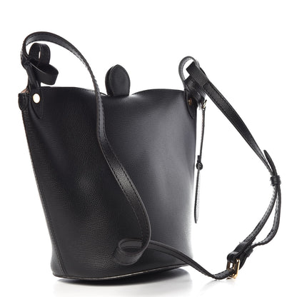 Burberry London Grainy Calfskin Small Lorne Bucket Crossbody Black 3 of 11