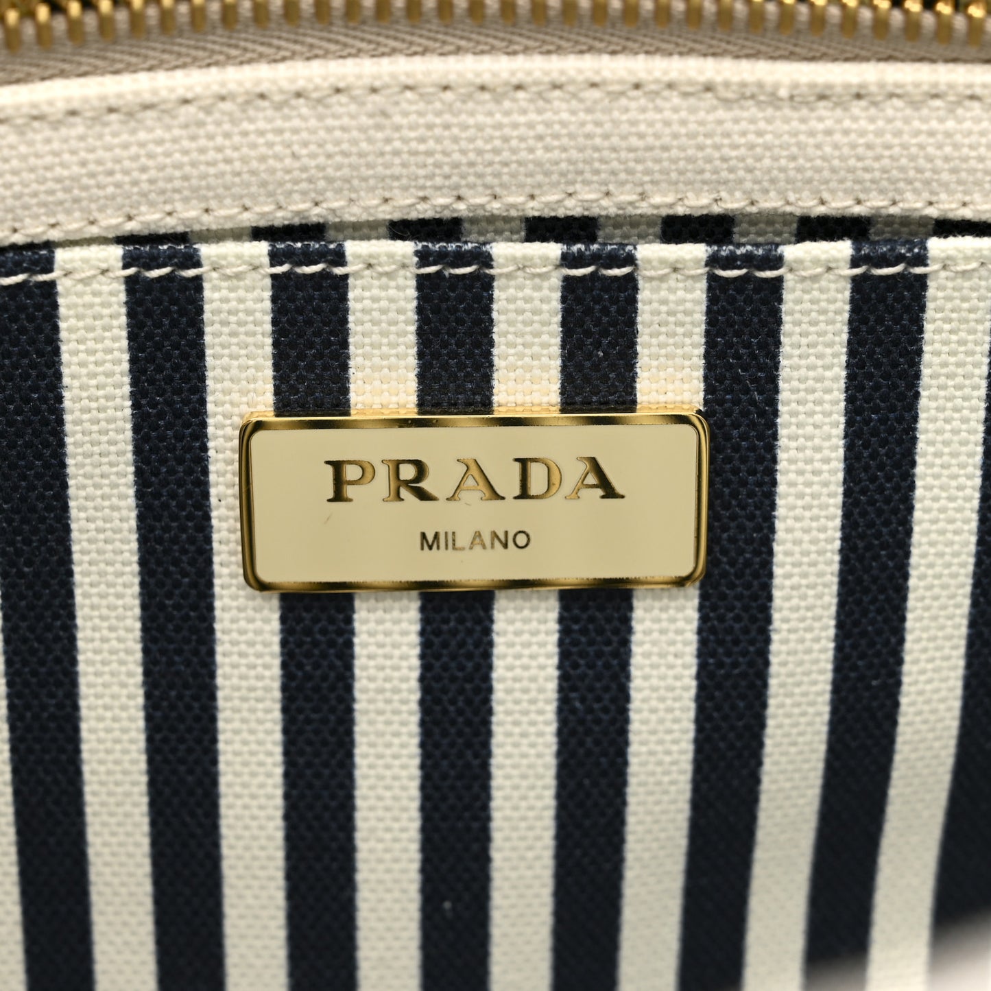 Canapa Small Logo Tote Bianco Blue