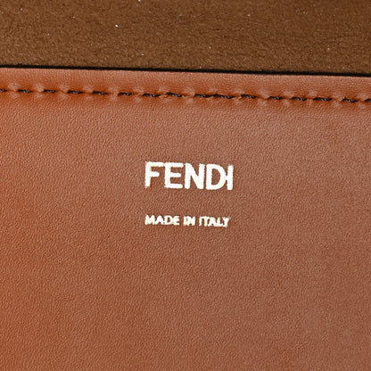 Fendi Vitello King Plexiglass Large Fendi Sunshine Shopper Tote Cuoio 6 of 10