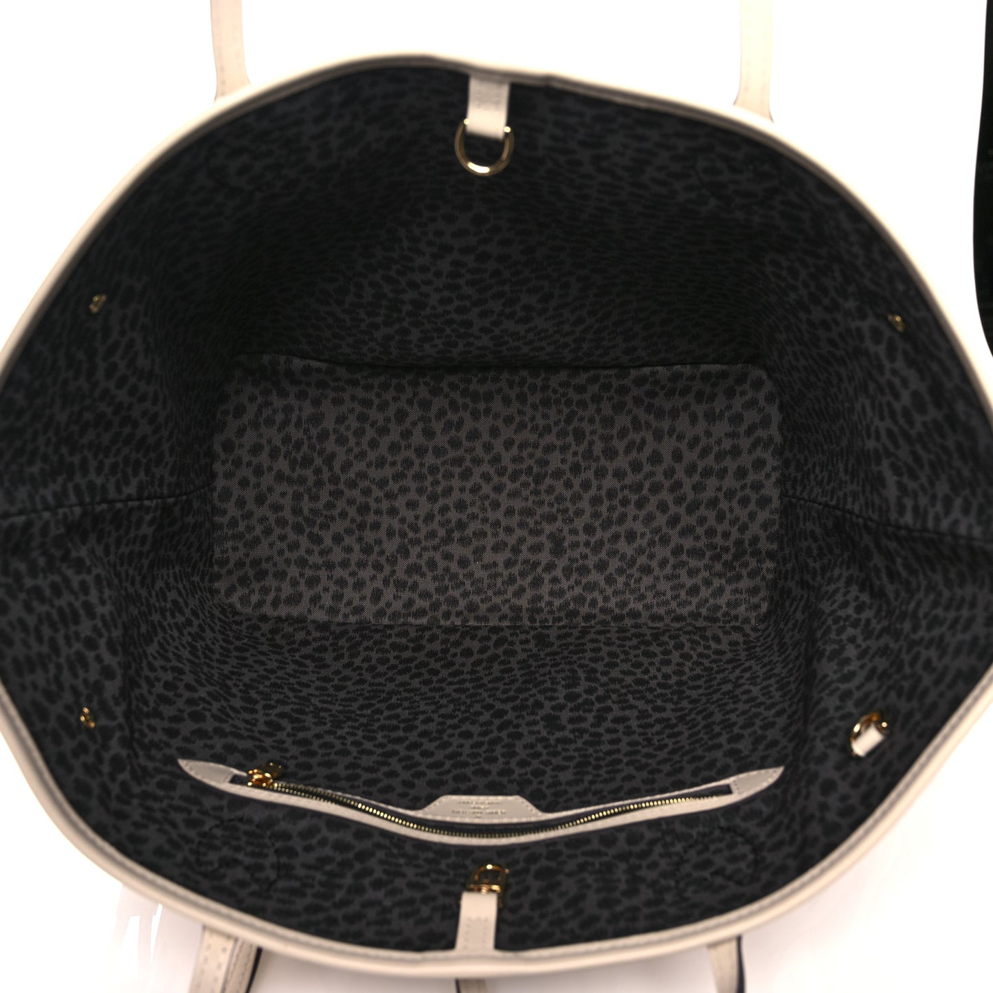 Monogram Giant Wild At Heart Neverfull MM Creme