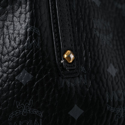 MCM Visetos Medium Project Reversible Shopper Tote Black 12 of 22