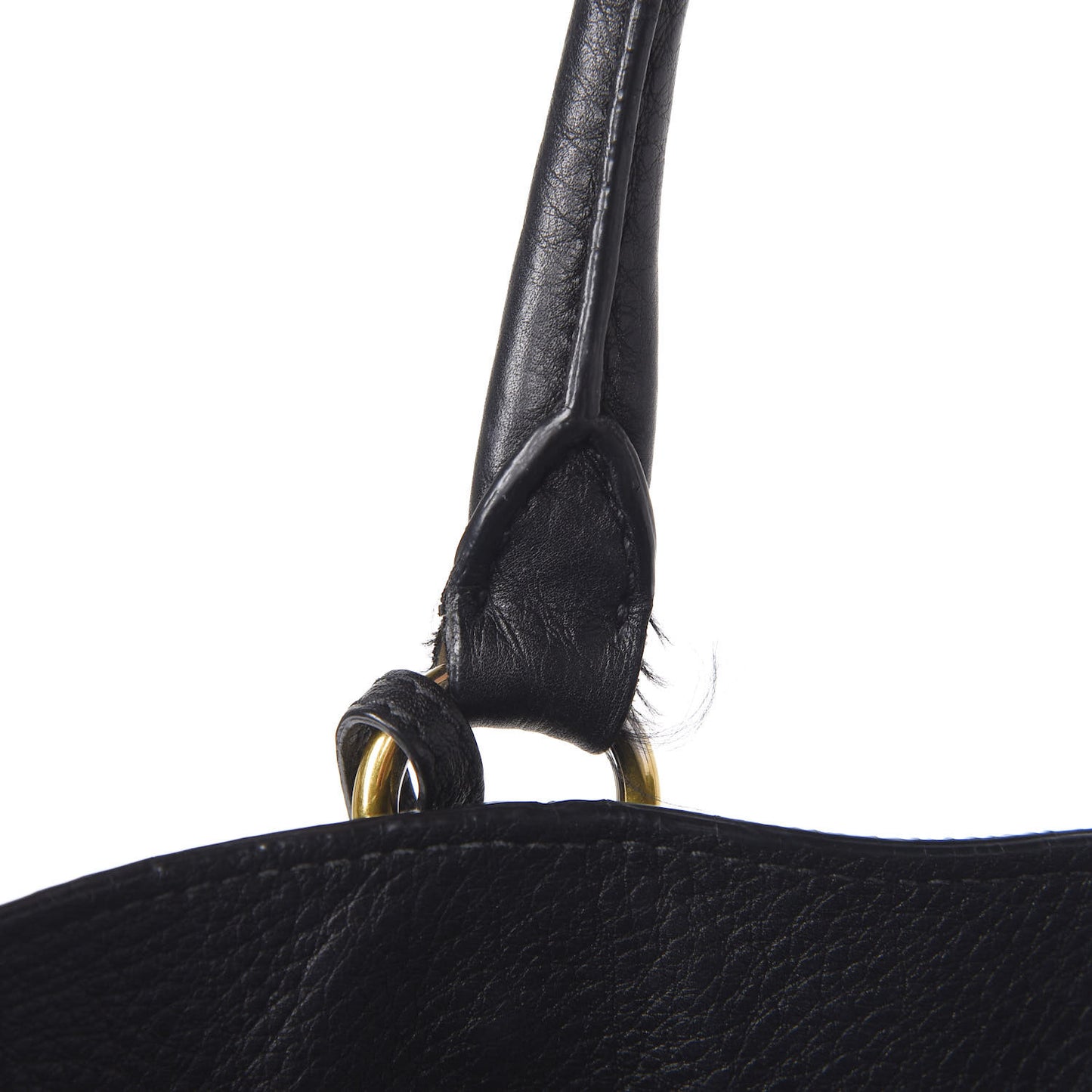 Vitello Daino Side Pocket Tote Black