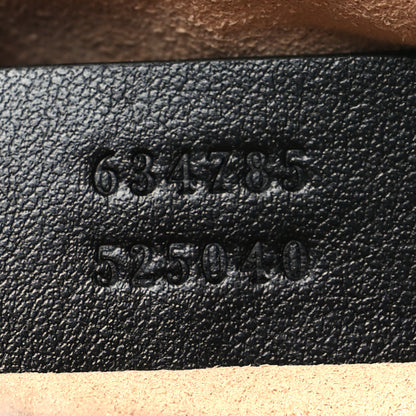 Gucci Calfskin Matelasse Mini GG Marmont Chain Shoulder Bag Black 7 of 10