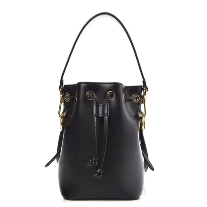 Fendi Vitello Liberty Lucido F is Fendi Mini Mon Tresor Bucket Bag Black 1 of 8