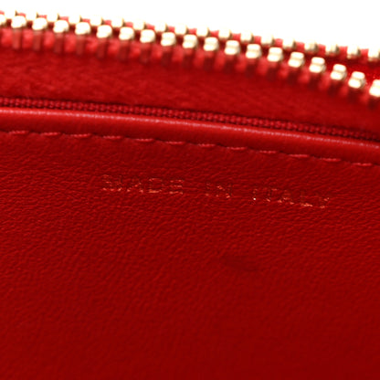Chanel Caviar Quilted Golden Class Wallet On Chain WOC Red 7 of 14